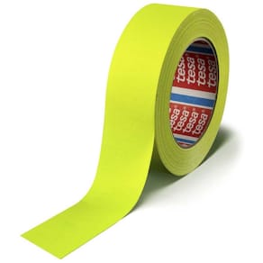 Gaffatape tesa 4671 gul, 25 mm x 25 m, 6 ruller