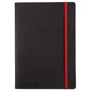 Anteckningsbok OXFORD Black n´Red A5, soft, linjerat