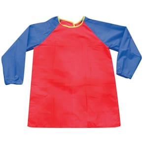 Maleforkle PLAYBOX 3-5 år 57cm rød/blå