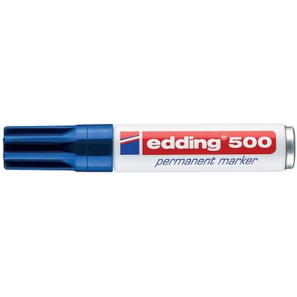 Merkepenn EDDING 500 skrå blå 10st