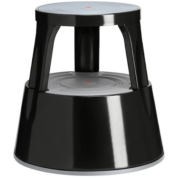 Taburett TWINCO metall høyde 41cm sort