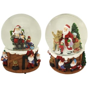 Schneekugel Noname Weihnachtsmann, 2-fach sortiert, Ø10cm