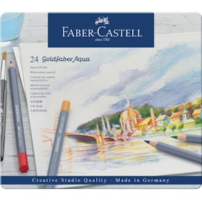 Aquarellstifte Faber-Castell Goldfaber Aqua, 24 St., sortiert