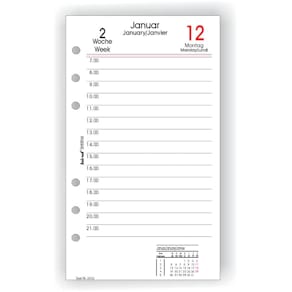 Kalendereinlage BIND Ersatzkalendarium, A6, 1 Tag/1 Seite