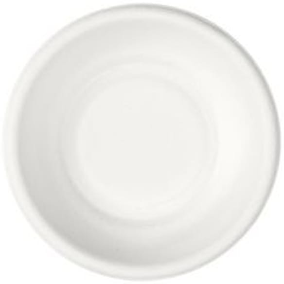 Demoskål DUNI bagasse 77mm hvit (120)