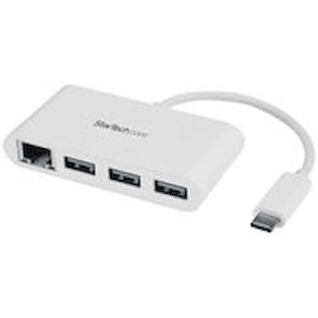 StarTech.com USB-C-hubb med 3 portar och Gigabit Ethernet