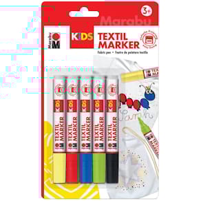 Textilmarker Marabu Kids Set, 5 Stück, sortiert
