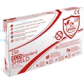 Buchschoner COLIBRI by OXFORD Eco Shield, 49x32cm, rot