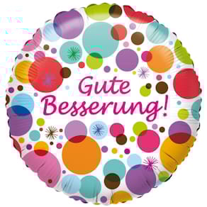 Folienballon AMSCAN Gute Besserung, bunt, Ø 45 cm