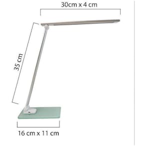 Lampa UNILUX Popy LED silver/vit