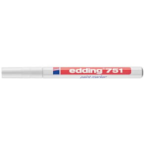 Lackmarker edding 751, 1–2 mm, weiß
