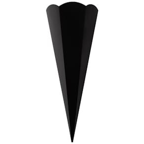 Schultüte Folia, 68 cm, Rohling, 5 St., schwarz