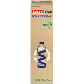 Klebefilm tesa tesafilm eco & crystal PET, klar, 8 St.
