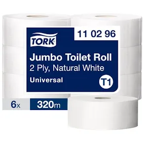 Toalettpapper TORK Uni T1 2-lag 6/fp