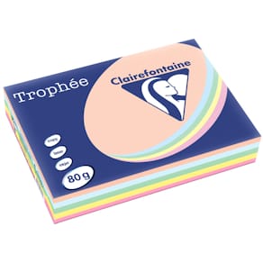 Kopierpapier Clairefontaine Trophée, A4, 80 g/m², pastell sort