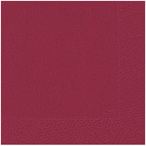 Serviette Duni Zelltuch, bordeaux, 20 Stück