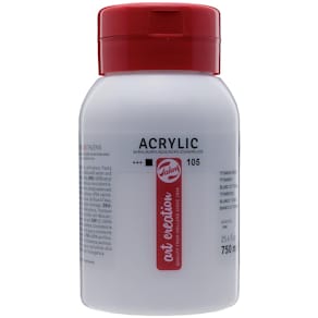 Acrylverf Talens Art Creation, flacon 750 ml, titaanwit