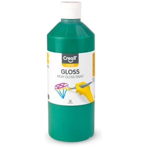 Glansfärg CREALL Gloss 500ml grön