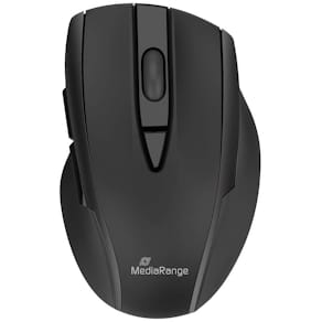 Maus MediaRange, optisch, kabellos, schwarz