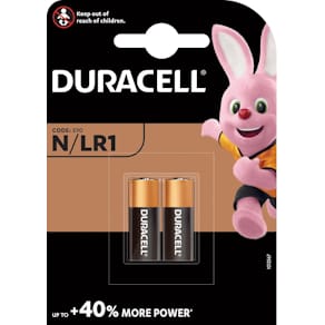 Batterijen Duracell Security MN9100, blister van 2 stuks