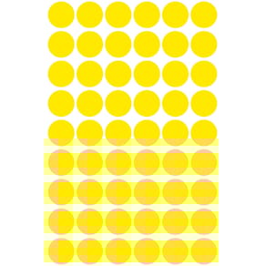 Markierungspunkte Avery Zweckform, Ø 12 mm, gelb, 270 St.