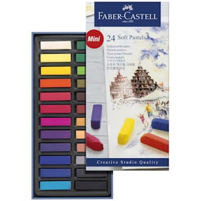 Torrpastellkritor Faber-Castell, 24 färger