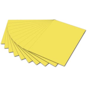 Fotokarton Folia, 50x70 cm, zitrongelb, 300 g/m², 10 Blatt