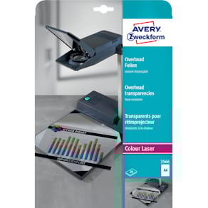 Overhead-Folie Avery Zweckform, A4, transparent, 20 Blatt