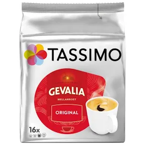 Kaffekapslar GEVALIA Tassimo 16/fp