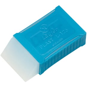 Radierer Läufer Plast L125, transparent, 48 x 21 x 12 mm