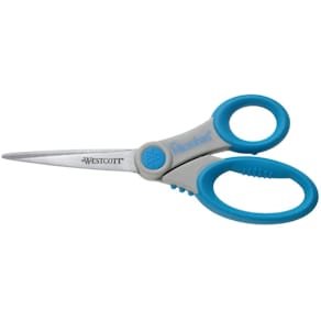 Schere Westcott Microban Softgrip, blau/grau, 210 mm