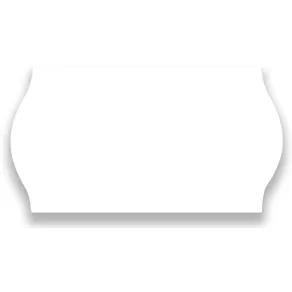 Prisetikett G2 Vit, permanent, 26x16mm, 7200/fp