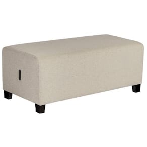 Modulsofa Hizia 2-seter sete u/rygg beig