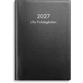 Lilla Fickdagboken 2027 plast svart