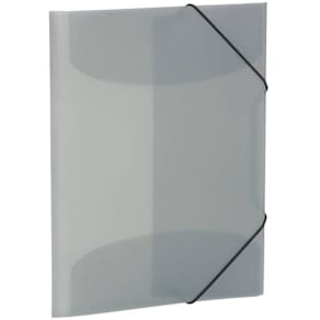 Gummizugmappe HERMA, A4, PP, transluzent/hellgrau