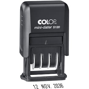 Datumstempel Colop mini-dater S120N, Nederlands