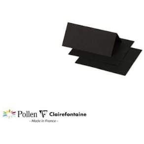 Bordkort POLLEN 85x80mm sort(25)
