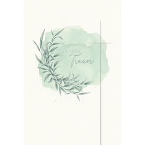 Trauerkarte Skorpion, 11,5 x 17 cm, mit Umschlag