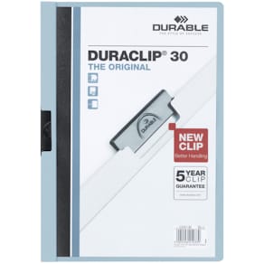 Klemmmappe Durable DURACLIP, A4, hellblau
