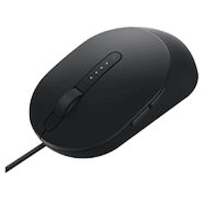 Dell MS3220 - Mus - laser - 5 knappar - kabelansluten - USB 2.0