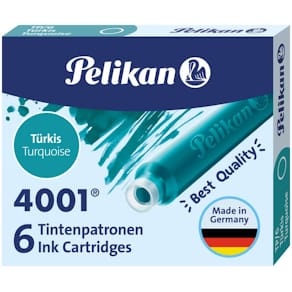 Tintenpatronen Pelikan 4001 TP/6, türkis