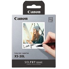 Canon XS-20L Colour Ink + Paper Set for 20 prints