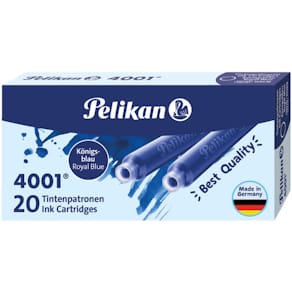 Tintenpatronen Pelikan 4001, 20 St., königsblau, TP/20