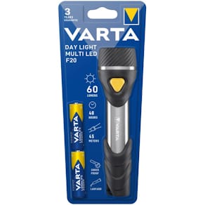 Taschenlampe VARTA Multi LED F20, schwarz/silber