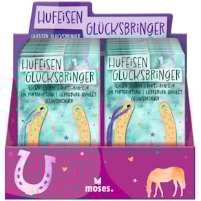 Glücksbringer MOSES Hufeisen Pferd, sortiert, Metall