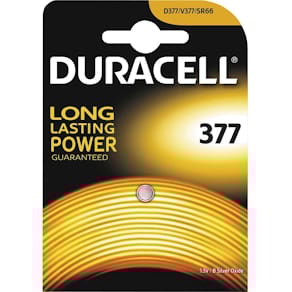 Knapcellebatteri Duracell 377 (SR626SW), 1,55 V, 1 stk