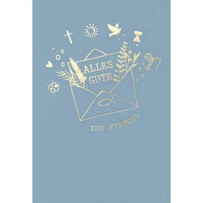 Glückwunschkarte Noname Firmung, bunt, mit Umschlag