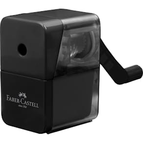 Spitzmaschine Faber-Castell, mit Kurbel, schwarz
