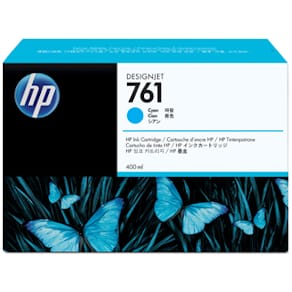 HP 761 cyan ink cartridge, 400ml