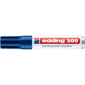 Permanentmarker edding 500, 2–7 mm, blau